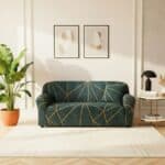 Housse de Canapé 3 Places Extensible Design Contemporain