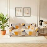 Housse de Canapé 3 Places Extensible Design Coloré