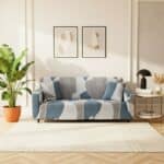 Housse de Canapé 3 Places Extensible Design Abstrait Contemporain