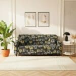 Housse de Canapé 3 Places Extensibles Style Floral