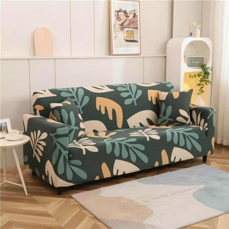Housse de Canapé 3 Places Extensible Inspiration Nature Housse de Canapé 3 Places Extensible Inspiration Nature