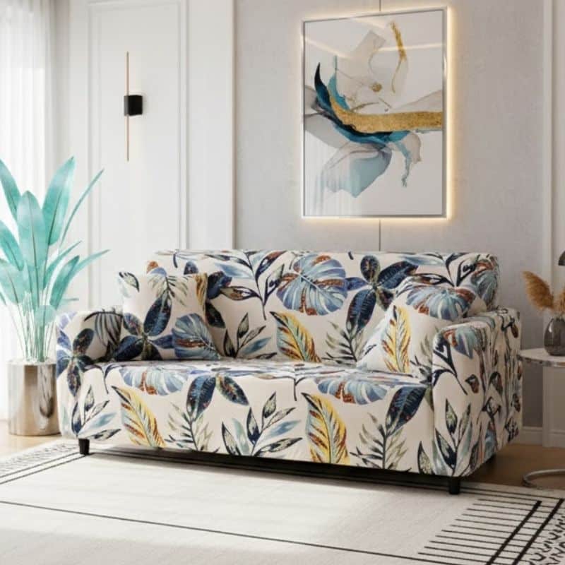 Housse De Canapé 2 Places Classique Style Tropical Chic Housse De Canapé 2 Places Classique Style Tropical Chic