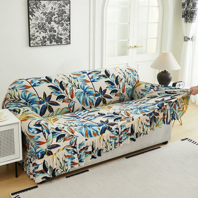 Housse de Canapé 3 Places Extensible Style Tropical Housse de Canapé 3 Places Extensible Style Tropical