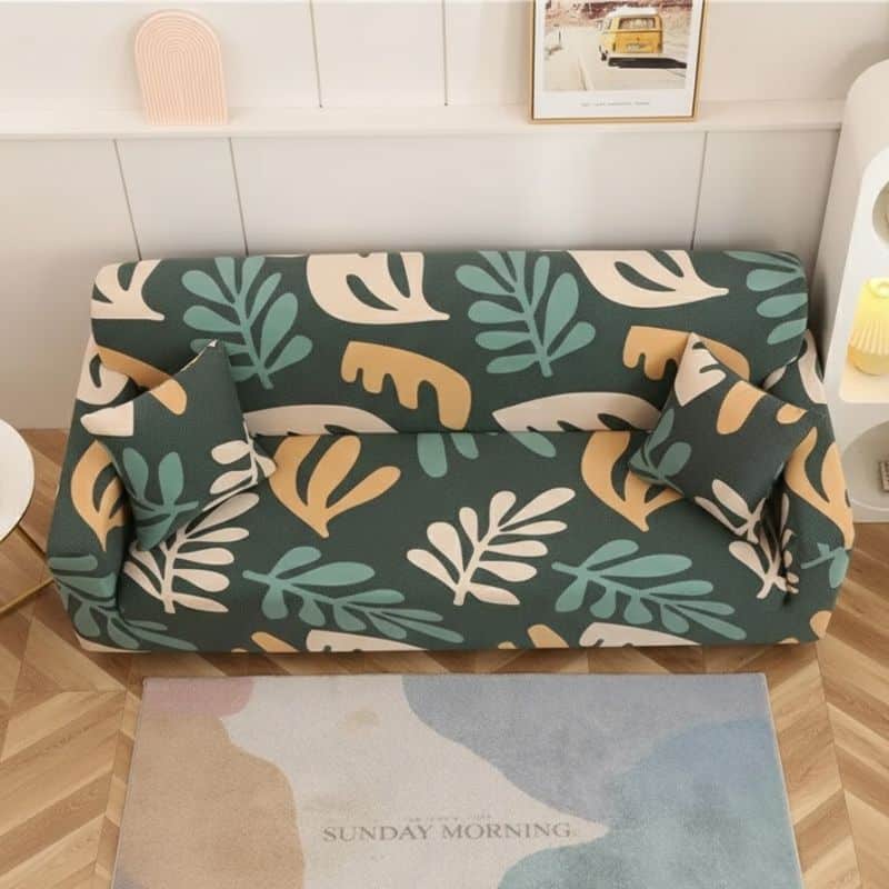 Housse de Canapé 3 Places Extensible Inspiration Nature Housse de Canapé 3 Places Extensible Inspiration Nature