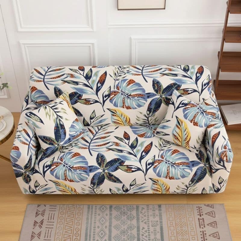 Housse De Canapé 2 Places Classique Style Tropical Chic Housse De Canapé 2 Places Classique Style Tropical Chic