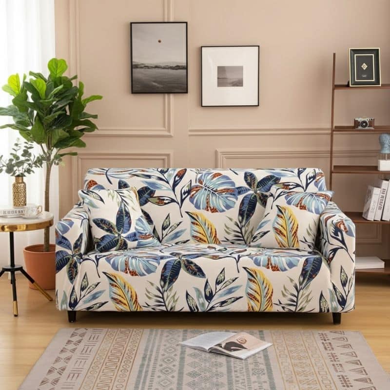Housse De Canapé 2 Places Classique Style Tropical Chic Housse De Canapé 2 Places Classique Style Tropical Chic