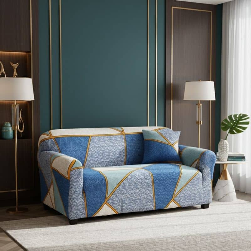 6-24 Housse de Canapé 3 Places Extensible Inspiration Moderne
