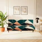 Housse De Canapé Convertible Et Extensible Motif Artistique