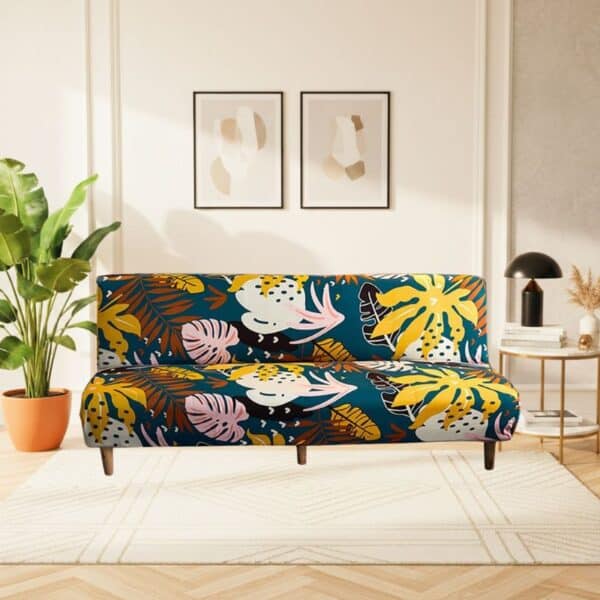 Housse De Canapé Convertible Et Extensible Design Exotique