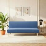 Housse De Canapé Convertible Unie En Tissu Élastique Chic Et Durable
