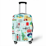 Housse de Valise Petite Taille Style Escapade Mondiale