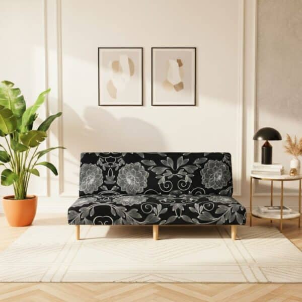 Housse De Canapé Convertible Et Extensible Design Floral Classique