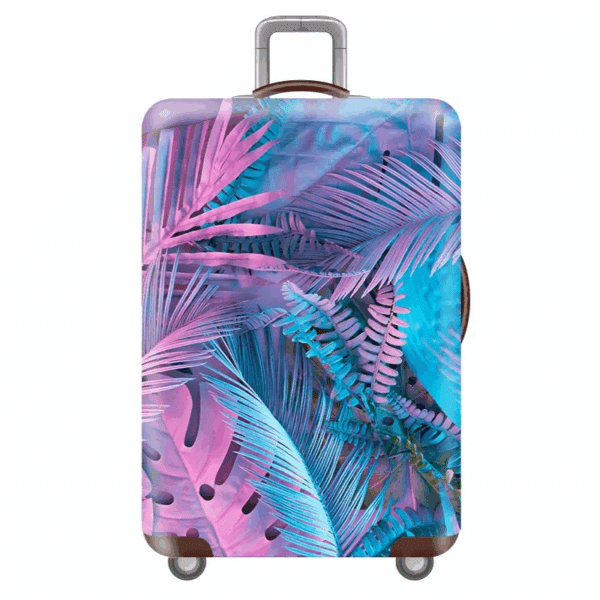 Housse de Valise Grande Taille À Feuillage Tropical