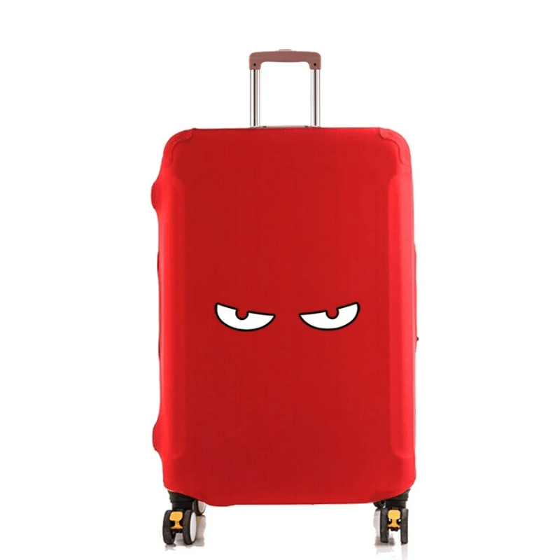 Housse de Valise Unie Au Regard Mystérieux Housse de Valise Unie Au Regard Mystérieux