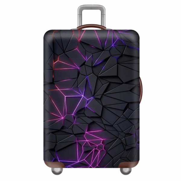 Housse de Valise Design Géométrique Luxueux