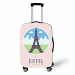 Housse de Valise Petite Taille Au Motif Tour Eiffel