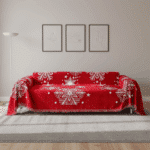 Protège-Canapé À Motifs de Flocons de Neige