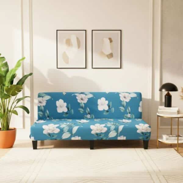 Housse De Canapé Convertible À Motif Floral Élégant