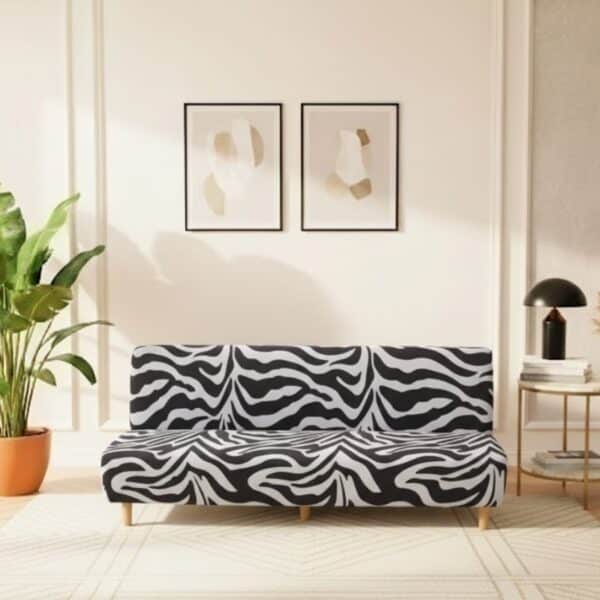 Housse De Canapé Convertible Style Zèbre Moderne Et Chic