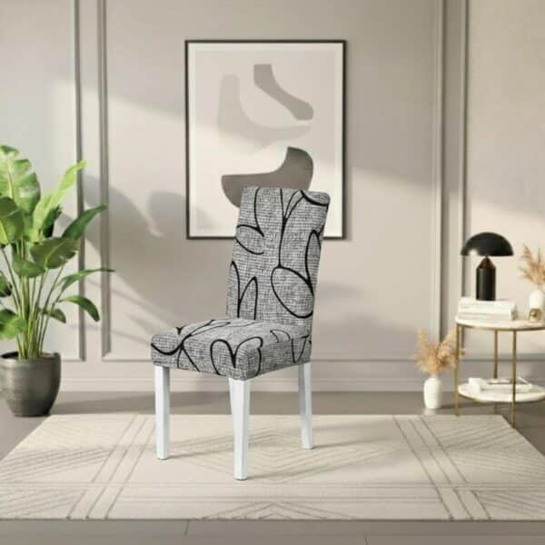 Housse De Chaise Extensible À Motif Abstrait