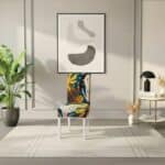 Housse De Chaise Extensible Style Tropical Colorée