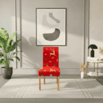 Housse De Chaise Évènementiel Pour Réception Rouge Festive Et Élégante