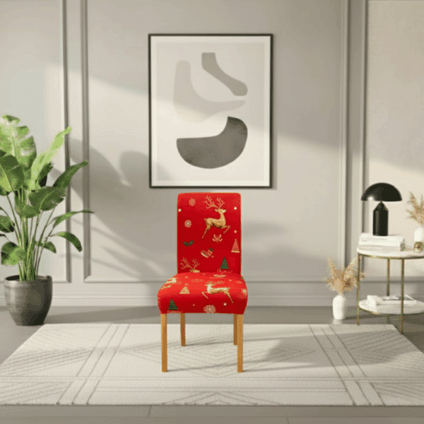 Housse De Chaise Évènementiel Pour Réception Rouge Festive Et Élégante