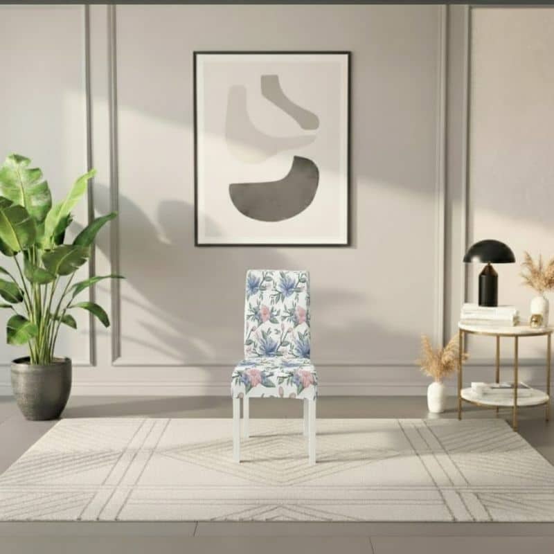 Housse De Chaise À Motif Floral Printanier Housse De Chaise À Motif Floral Printanier