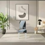 Housse De Chaise À Motif Abstrait Style Luxe Et Sophistiqué