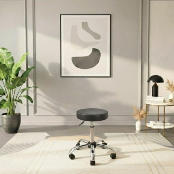 Housse De Chaise Déperlante Pour Tabouret Rond 2 pièces