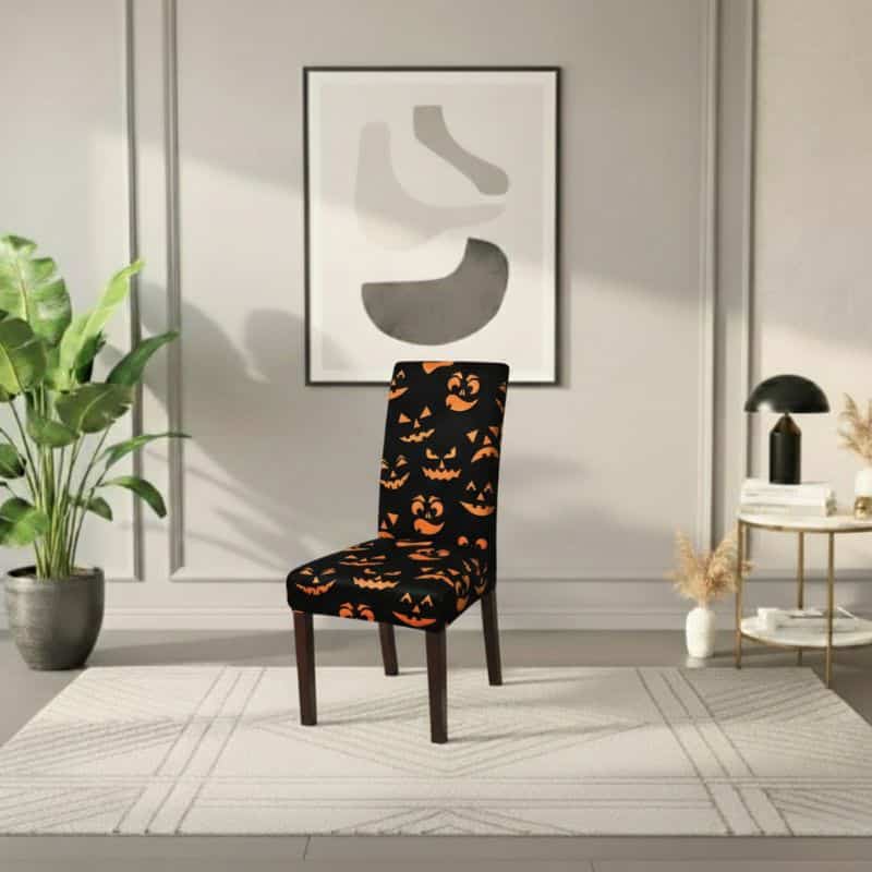 Housse De Chaise Évènementiel Pour Anniversaire Motif Citrouille Halloween Housse De Chaise Évènementiel Pour Anniversaire Motif Citrouille Halloween