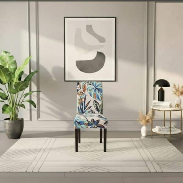 Housse De Chaise Haut Dossier Motif Exotique