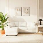Housse de Canapé Angle Extensible en Tissu Élastique