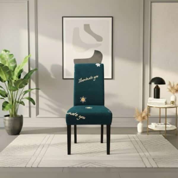 Housse De Chaise Haut Dossier Design Céleste