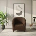 Housse De Chaise Unie En Tissu Stretch Pour Fauteuil