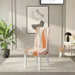 Housse De Chaise Extensible À Motif Ondulé Chic Et Confortable