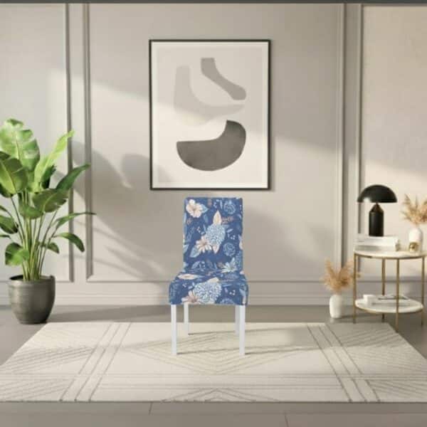 Housse De Chaise À Motif Floral au Charme Classique et Intemporel