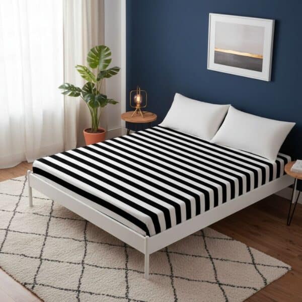 Drap-housse Style Rayures Modernes