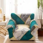 Housse de Fauteuil Extensible Style Marbré Contemporain