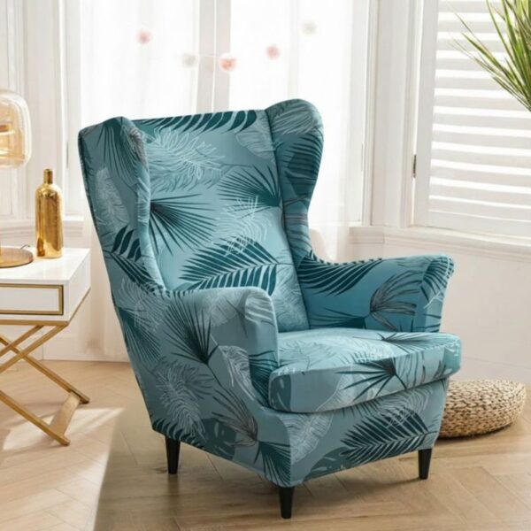 Housse de Fauteuil À Motif Feuillage Tropical