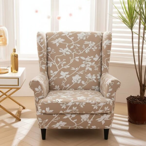 Housse de Fauteuil À Motif Floral Extensible