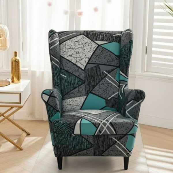 Housse de Fauteuil À Motif Abstrait Moderne
