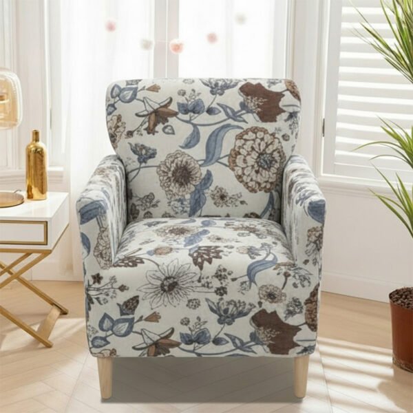 Housse de Fauteuil Bergère Style Floral Vintage