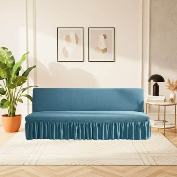Housse De Canapé Clic-Clac Extensible Style Raffiné Et Lavable