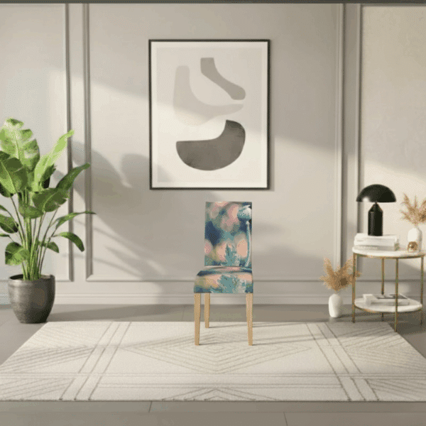 Housse De Chaise Évènementiel pour Anniversaire À Motif Floral Douce