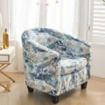 Housse De Fauteuil Imprimé Feuilles Tendance