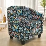Housse De Fauteuil Motif Floral Multicolore Élégante
