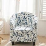 Housse De Fauteuil À Motif Floral Et Géométrique Chic