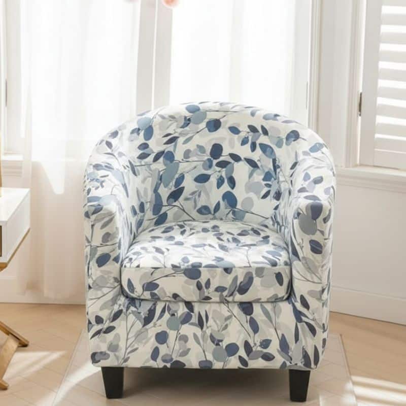 Housse De Fauteuil À Motif Floral Et Géométrique Chic Housse De Fauteuil À Motif Floral Et Géométrique Chic