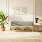 Housse De Canapé Clic-Clac Moderne Taille Standard En Tissu Extensible